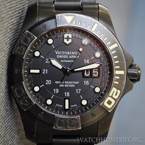 Meet The Watch Victorinox Swiss Army Dive Master 500 Titanium Limited Edition Watch Hunter 7752