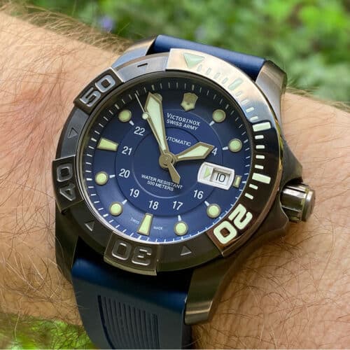 Victorinox Swiss Army Dive Master 500 Automatic Blue 241425 Watch Hunter Watch Reviews 9299