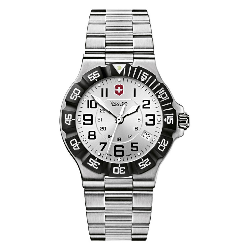 Victorinox Swiss Army - 241346 - Summit XLT, Silver Dial, Bracelet ...