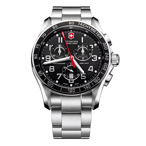 Victorinox Swiss Army - 241443 - Chrono Classic XLS, Black Dial ...